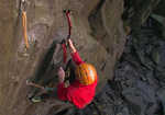 [Jack Geldard dry tooling in the Tempo jacket (Still shot from video - © Ray Wood), 2 kb]