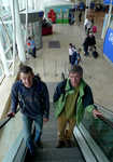 [Jack Geldard, Editor of UKC and Alan James, Director of UKC, off to Barcelona for a Climbing Media Conference, 3 kb]