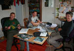 [Mick Ryan, Nick Smith and Alan James at the UKClimbing.com nerve centre, 3 kb]