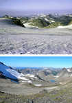 [The Whitechuck Glacier, Washington, USA, 1973 and again in 2006, 3 kb]
