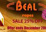 Beal Rope Sale 25% Off #1, 4 kb