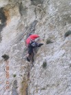 Nick Colton, on Segaria Ridge North Face, Spain