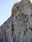 Nick Colton on Segaria Ridge North Face, Spain