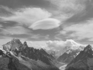 Clouds over the Mer de Glace