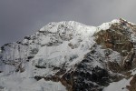 The 1000 m West Face of Huayna Potosi, Cord. Real, Bolivia.