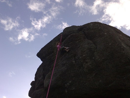 My Three year old daughter at the top of Suspension Flake and smiling her head off!  © space monkey