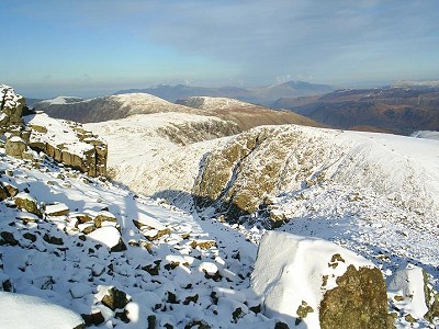 Green Gable Crag from Great Gable  © ITS