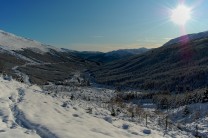 A snowy Kirkton Glen - North Trossachs