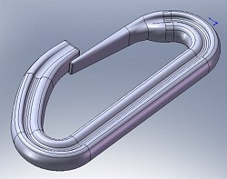 A CAD model of the one-piece idea  © Virgil Scott