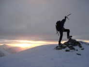 Guy Scott, Aonach Eagach Ridge (winter)