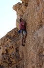 classic steep slab climbing at Hatta