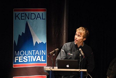 Everyone was riveted to Leo's experiences on Everest and filming around the World.  © KMF
