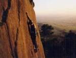 Justin Critchlow on Against The Grain (E6 7a), Roaches Lower Tier