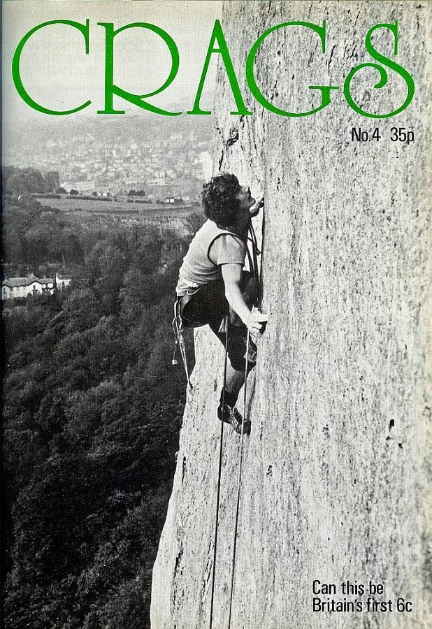 Ron Fawcett on the first ascent of Supersonic  © Al Evans