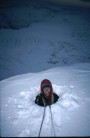 Out of the rabbit-hole! Cornice capers on Jet Stream, IV 5, on Aonach Mor