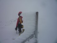 Aonach Eagach ridge ice loading