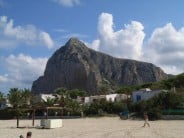 Monte Monaco from the beach. San Vito lo Capo