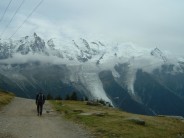 Chamonix, Aiguille du Midi, Mont Blanc du Tacul, Mont Maudit, Glacier des Bossons, Mont Blanc, Dome du Gouter