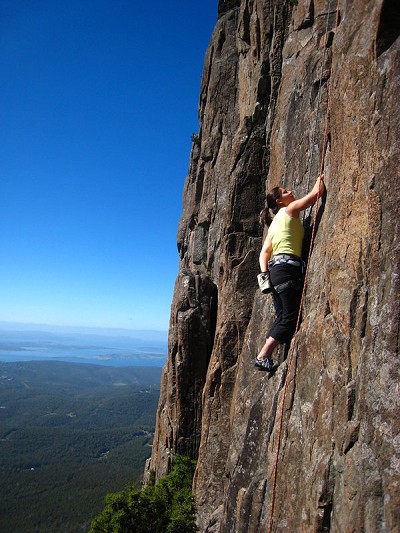 Our local crag Mt Wellington, Hobart Tasmania, Australia  © lisaphysio