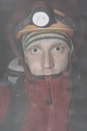 Self Portrait - after winter climbing in the Gamma SV  © Jack Geldard - Editor - UKC