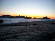 Allalin Glacier at Dawn