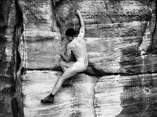 brixton climber in south sandstone  © brixton climber