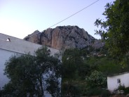 The View of The Crags from our Terrace