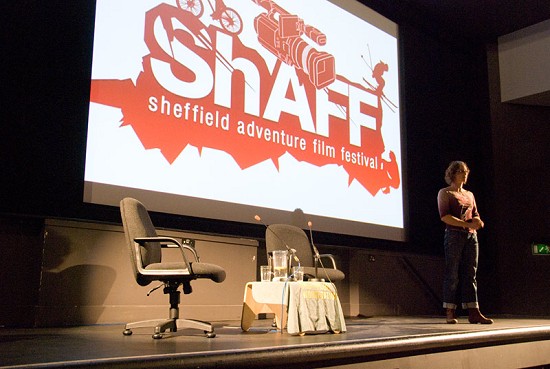 Katherine Schirrmacher opening ShAFF 2009 on Friday night  © Alan James