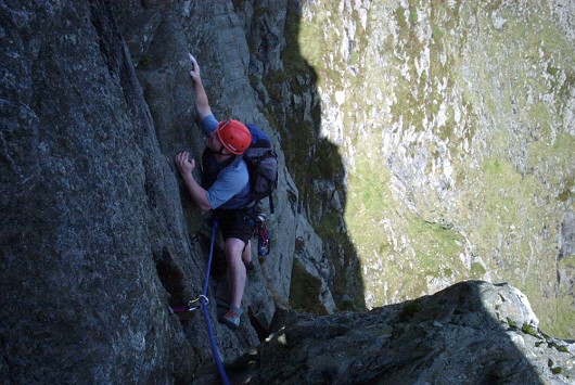 pitch 5, bowfell buttress, VD, langdale  © daveyhansford