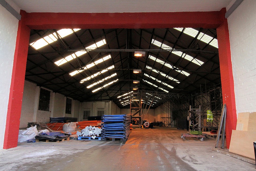 The Depot before construction was fully underway  © Oliver Wright