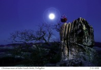 Christmas moon over RObin Hood's Stride