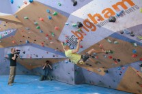 Competition final - Winner: Gav Symonds  The Climbing Academy