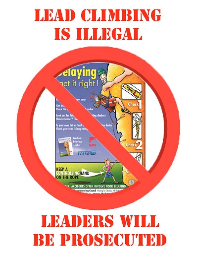 Leading is Illegal!  © UKC Articles