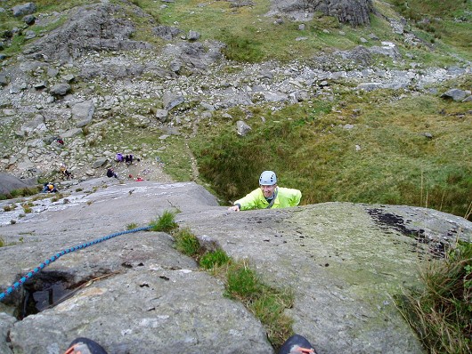 Andy seconding Tennis Shoe  © J R R Hartley