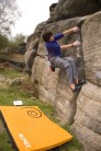 My attempt at bouldering