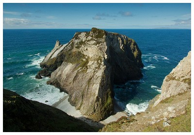 Gull Island and it's landward arete  © Iain Miller