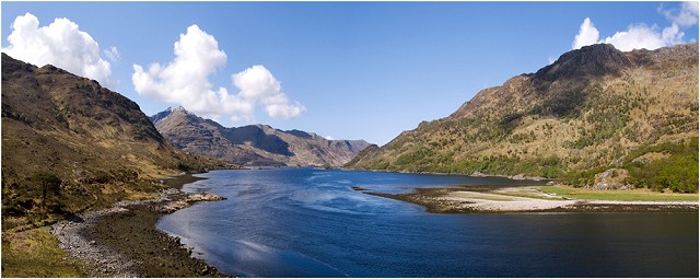 Loch Hourn and Ladhar Bheinn - the walk in to Barrisdale.  © jalapeno
