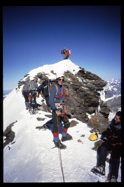 Matterhorn along summit 1986 Brian.jpg  © Brianmo