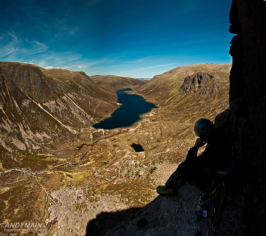 Belay with a view  © andymoin