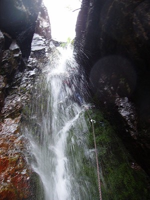 Spot the climber, a tad flooded Clachaig Gully  © jimorothy