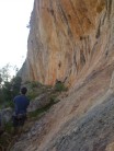 What a Crag! - Dan in awe.