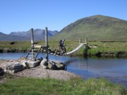 Crossing at Loch Pattack, en route to Alder