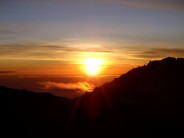 Sunrise over Kili