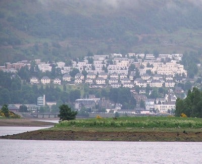 Fort William as seen from Loch Linnie  © UKC Articles