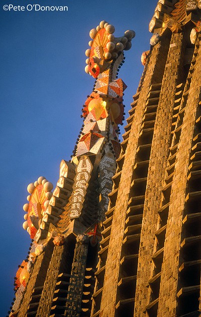 Detail from Gaudí’s Sagrada Familia in Barcelona, still a work in progress after 125 years.  © Pete O'Donovan 2009
