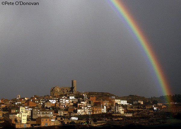 The village of Ciutadilla in Lleida province, shortly after a thunderstorm passes through.  © Pete O'Donovan 2009