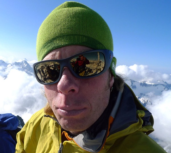 He's bad. The mean looking super alpinist, Robert Jasper. <b>Click on the photo to make him even meaner.</b>. He's actually lovely and looked after everyone.  © Mick Ryan - UKClimbing.com