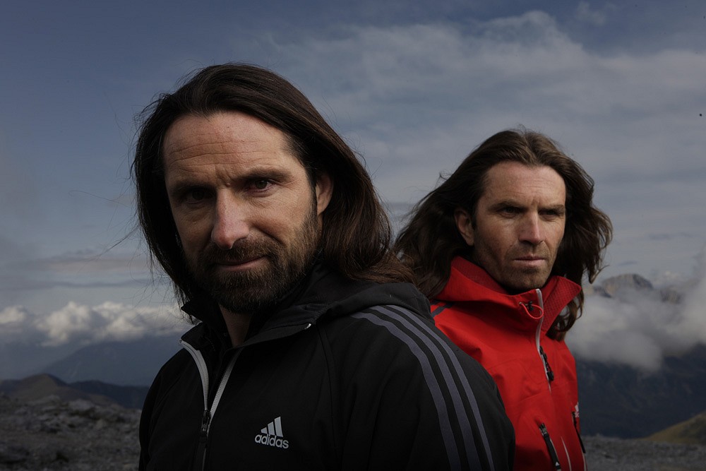 Alex and Thomas Huber, top climbers sponsored by Adidas  © Courtesy of Adidas