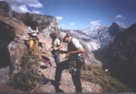 With Walt Shipley, Adam Wainwright & Rollo at the top of El Capitan, September 1997