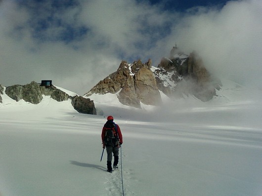 Approaching the Cosmiques Arete  © munki1971